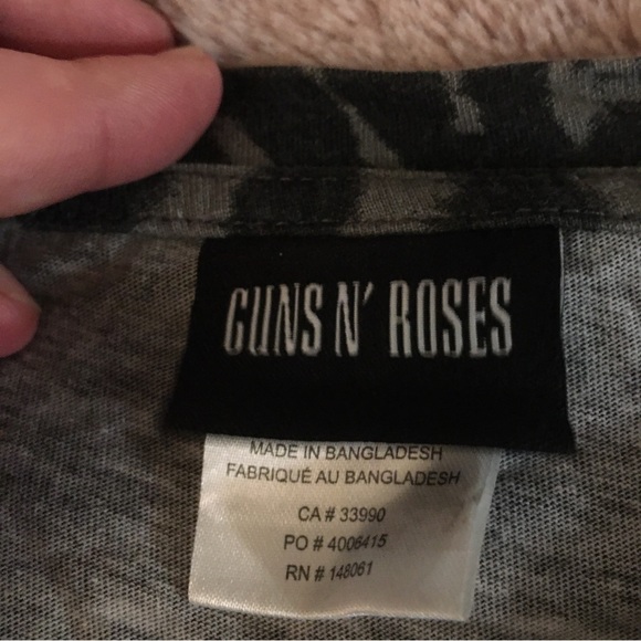 Guns n Roses grey crop top - Picture 5 of 6